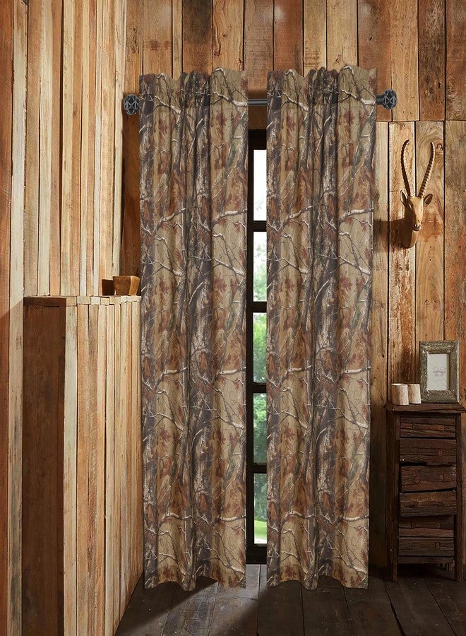 VISI-ONE Realtree All Purpose Camouflage Rod Pocket Window Curtains, Set of 2 Panels (42"x87" Inch) - Camo Drapes in Forest and Rustic Theme, Perfect for Bedroom, Farmhouse, Living Room, Cabin, and Kitchen - Image 4